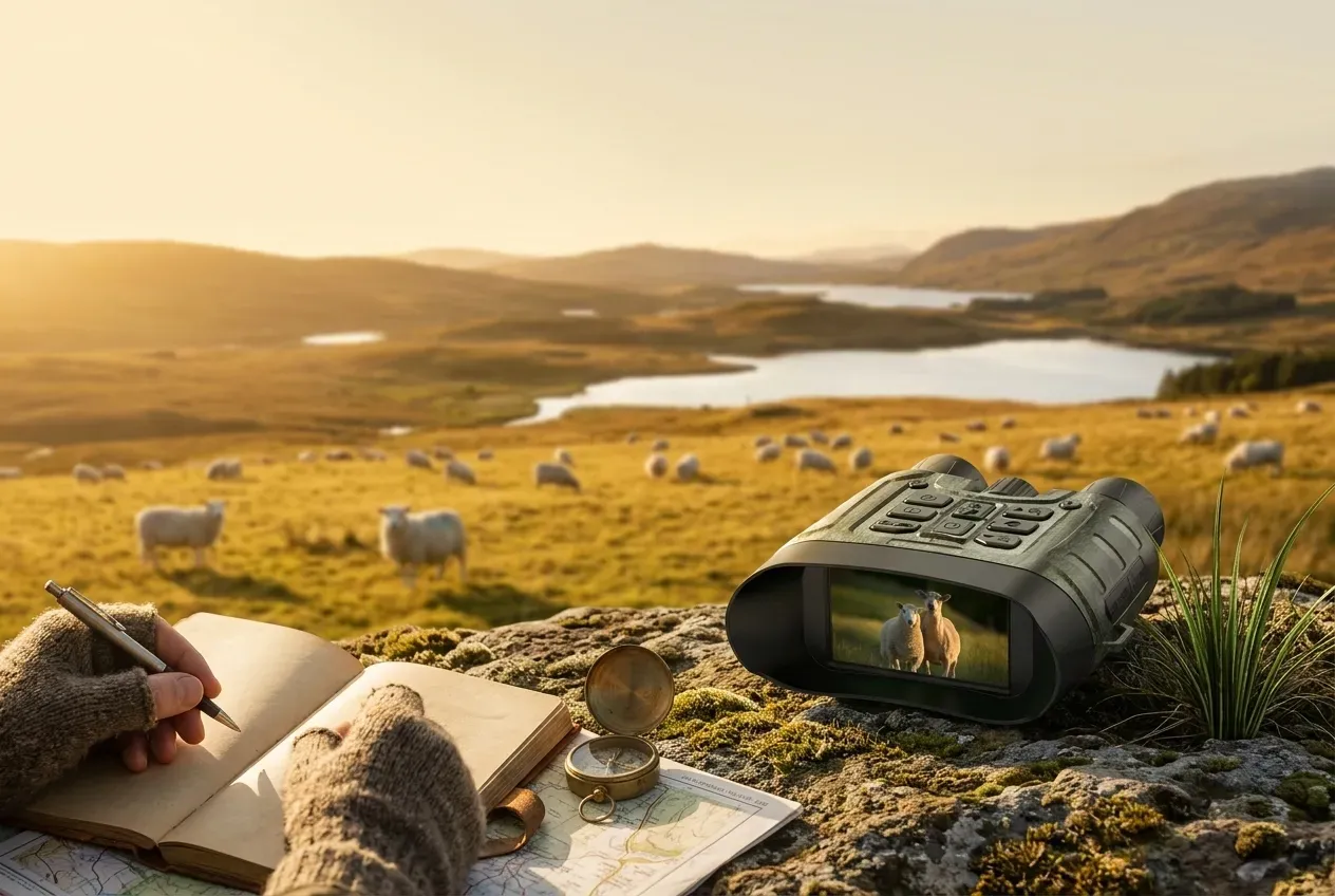 HotPeak night vision goggles used for outdoor observation in the UK