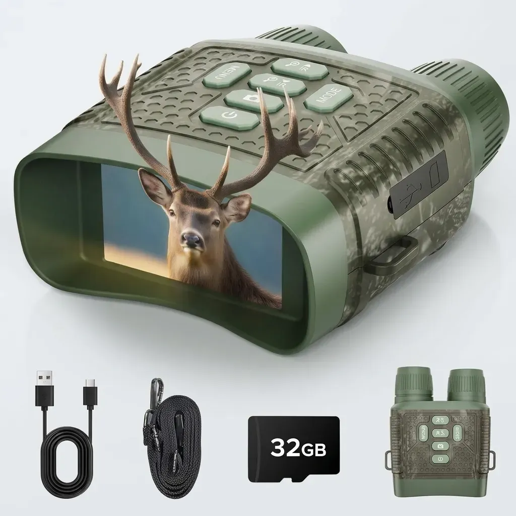 HotPeak night vision goggles with included 32GB TF card